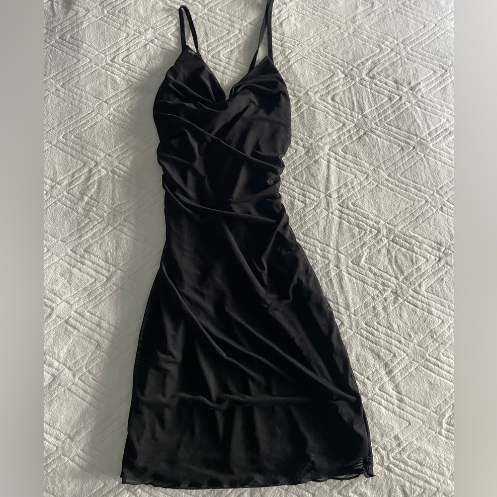 Black Sheer Dress
